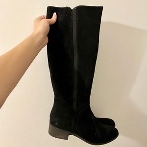 Black Knee High Boots